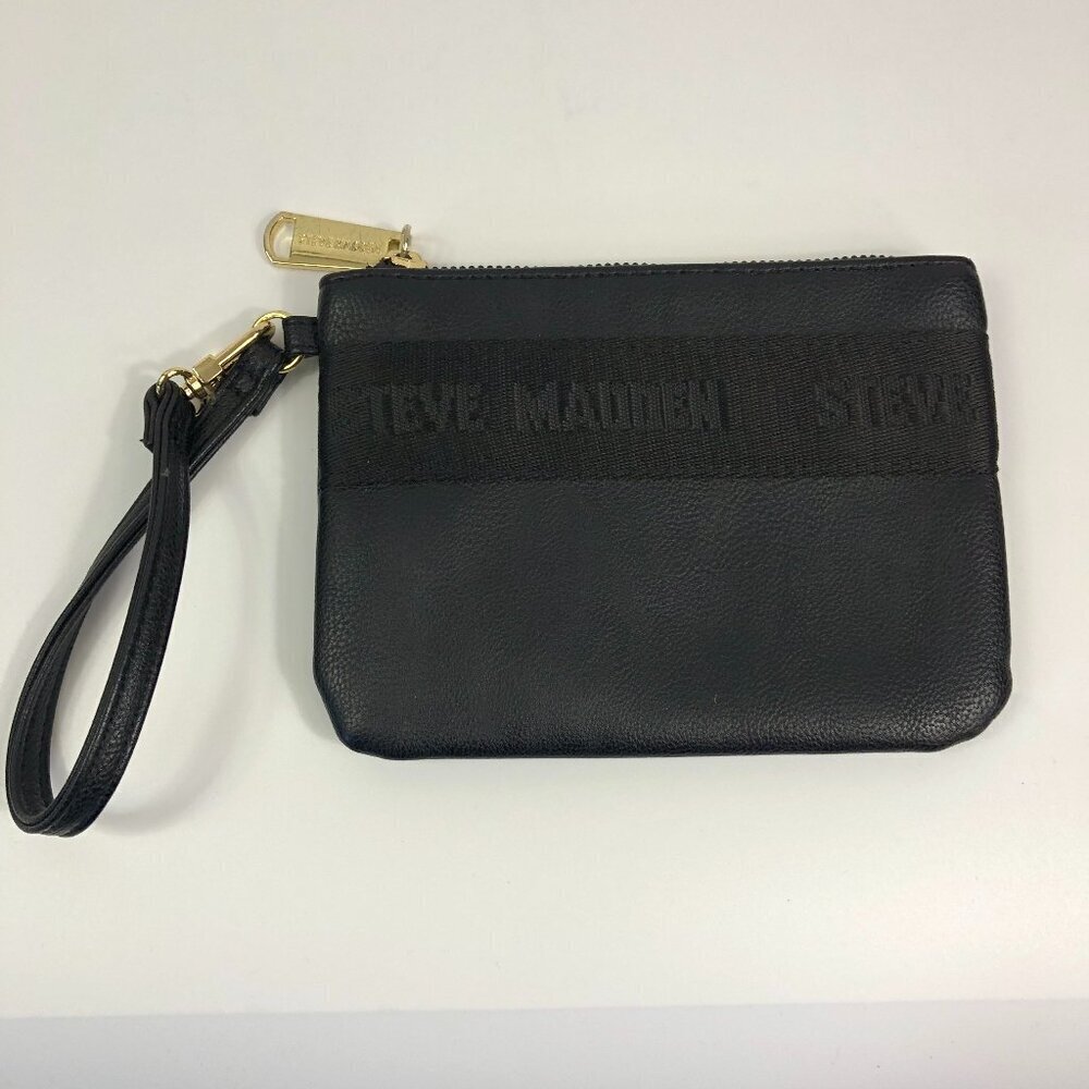 Steve Madden Black Wristlet - Picture 1 of 6